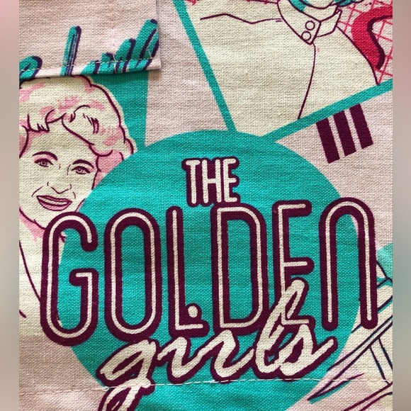 The Golden Girls Apron Retro 80s 90s Waist Apron with Pocket NEW Ruffle - Picture 11 of 15